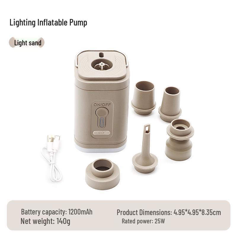 Multi-Functional Portable Electric Inflatable Pump for Camping Gear