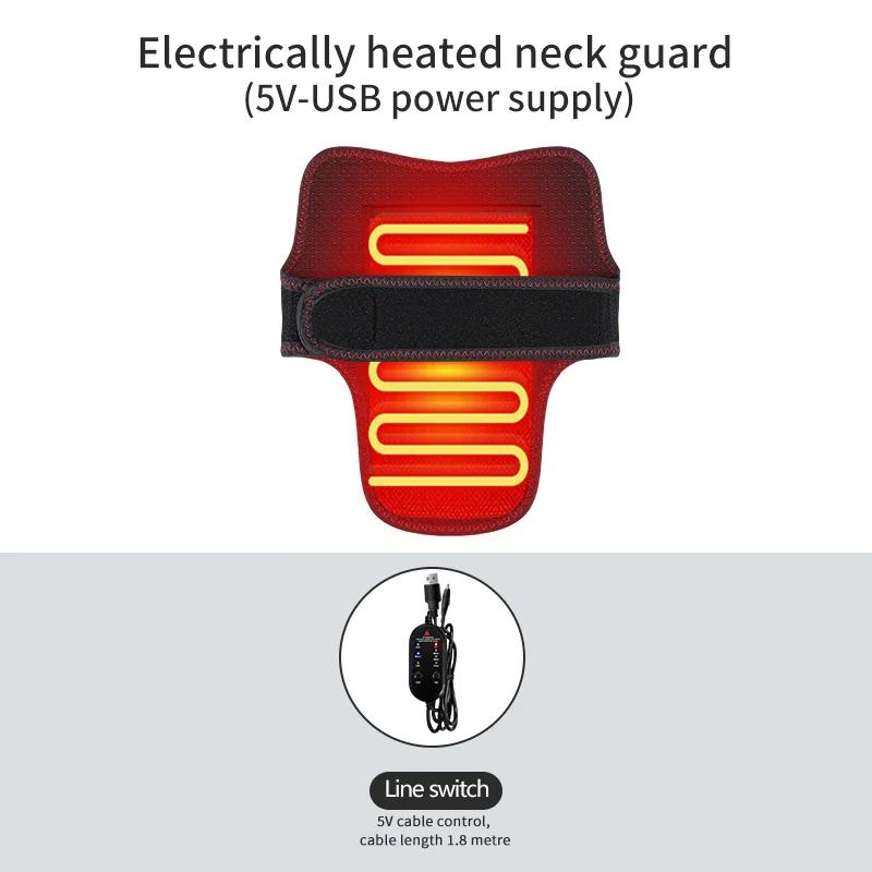 

Durable And Safe Heated Therapy Neck Massager Full Wrap Design Migraine Cervical Soreness Numbness Relief Boosts Blood Circulation Nap/Sleep Use US-Plug
