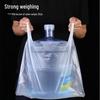 Deshangyuan Disposable White Transparent Vest Handle Plastic Bags