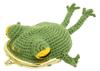 NASKA Kit Frog Purse Green Hand-Knitted HT-15 Col.A
