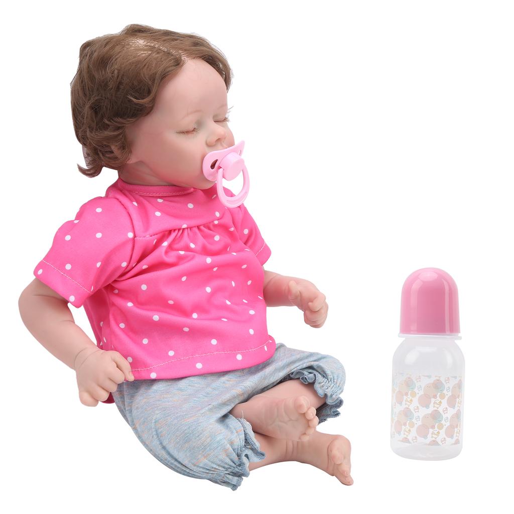 Lifelike Newborn Sweet Baby Reborn Doll Children Role Play Cute Infant Girl Doll Toy 45cm