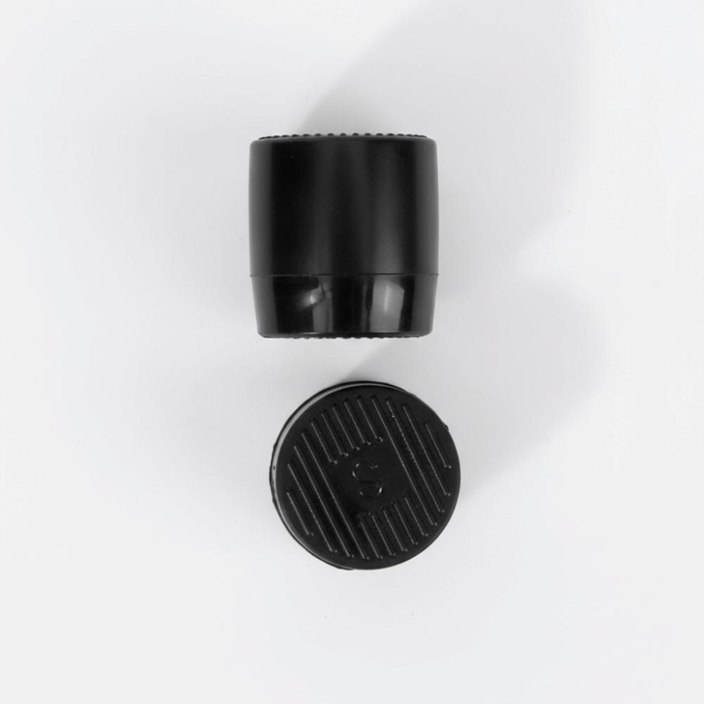 

Durable Anti-slip Heel Protector Covers Silent Soft Heel Repair Caps TPU Heel Stoppers Noise Reduction XS чорний