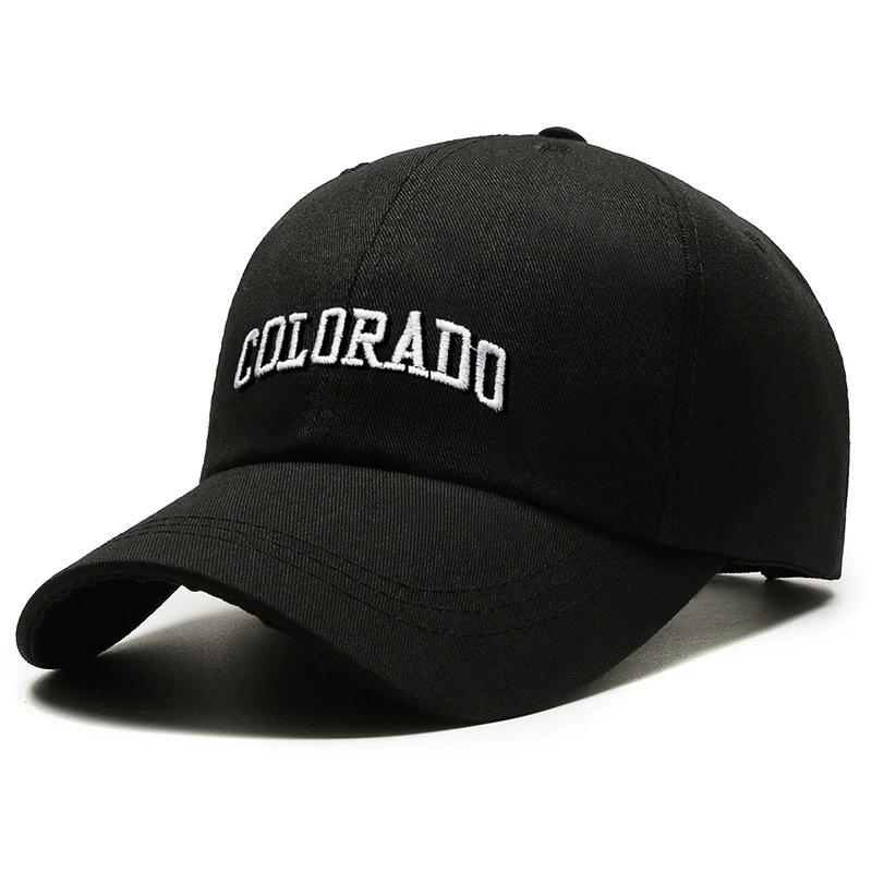 Men and Woman's Baseball Caps Adjustable Casual Embroidered Cotton Sun Hats Unisex Solid Color Visor Hats