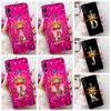 For Huawei Y9 Prime 2019 Y9A Y9s Phone Case Huawei Y9 2019 Back Cover Soft Clear Silicone Initials Letters Painting Shockproof
