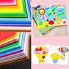 1mm Non-Woven Fabric Mixed Color DIY Handmade Paper Cutting Felt Cloth For Kindergarten Scrapbooking Doll Home DecorationTJ10300
