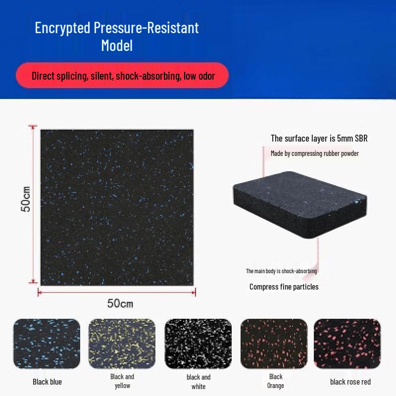 Iron Curtain Cloud Gym Rubber Flooring Mat