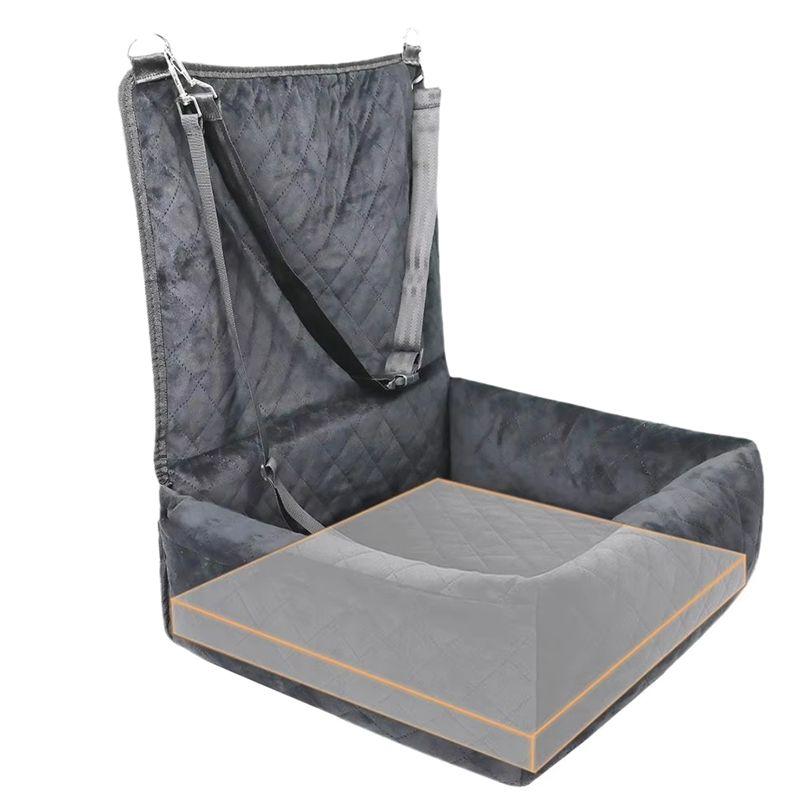 Pet Seat With 2 Side Pockets Automotive Cushion For Vehicles For Pet Car Seat Puppy RV SUV Truck Front And Backseat Travel
