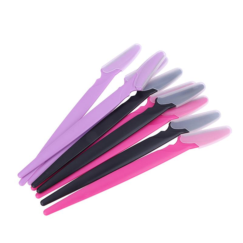 40Pcs Eyebrow Trimmer Makeup Beauty Tools Safe Eye Brow Razor Face Body Hair Removal Shaver Blades Woman Eyebrows Shaping Knife