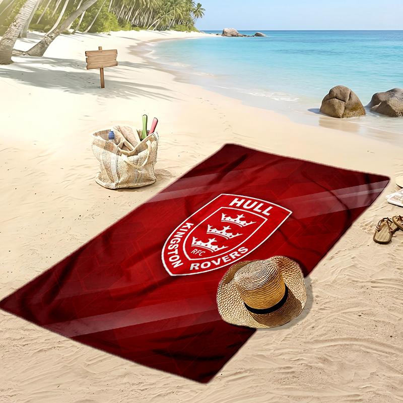 Telo da Spiaggia Stampa Hull KR Morbido Portatile Veloce?Asciugamano Asciutto Per Piscina Vacanza Estiva Sport all'Aperto