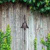 Relaxdays clochette portière fonte motif oiseau cloche antique sonnette murale résistant température brun corde
