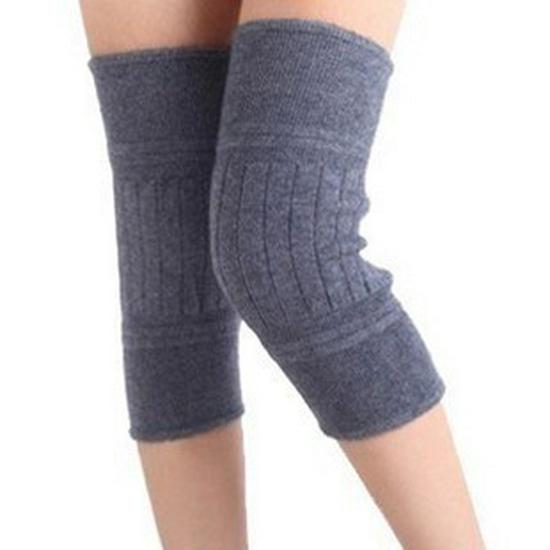 Warm Wool Cashmere Knee Pads & Leg Warmers for Winter Comfort