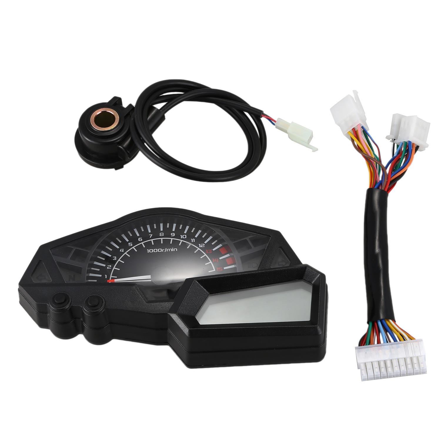 For KAWASAKI NINJA 300 EX300A 2013-2015 Motorcycle Gauges Cluster Tachometer Instrument чёрный