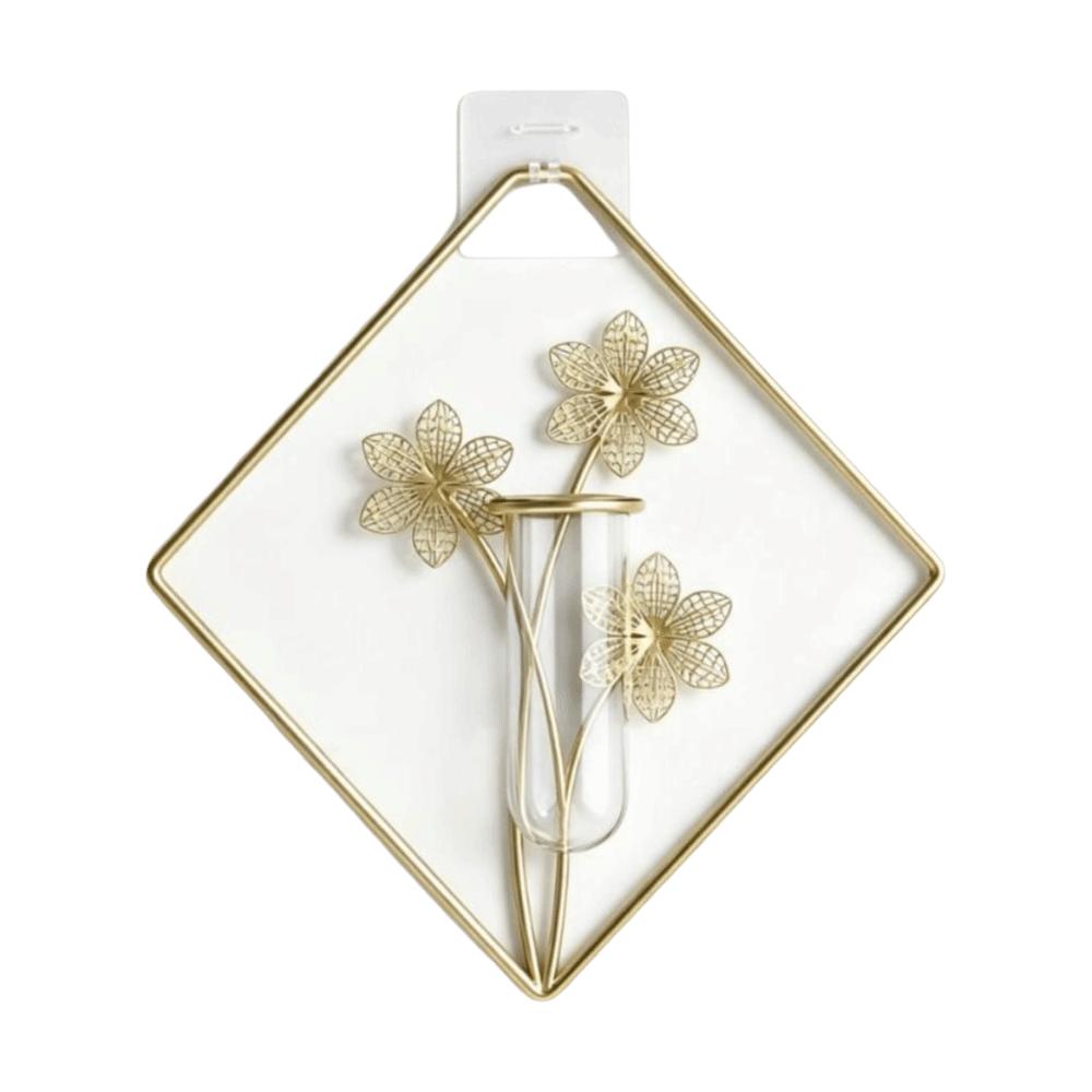 Vase Hydroponic Plant Holder Flower Pot Wall Hanging Planter Shelf Wall Decoration  Modern Room