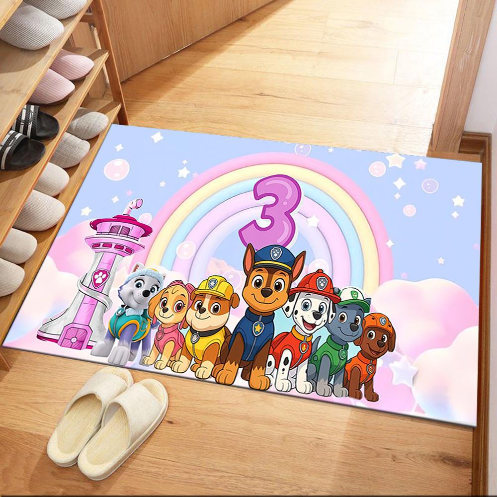 Paw Patrol Pups Adventure Square rugs are a great choice for living rooms, bedrooms, home décor, and as gifts.