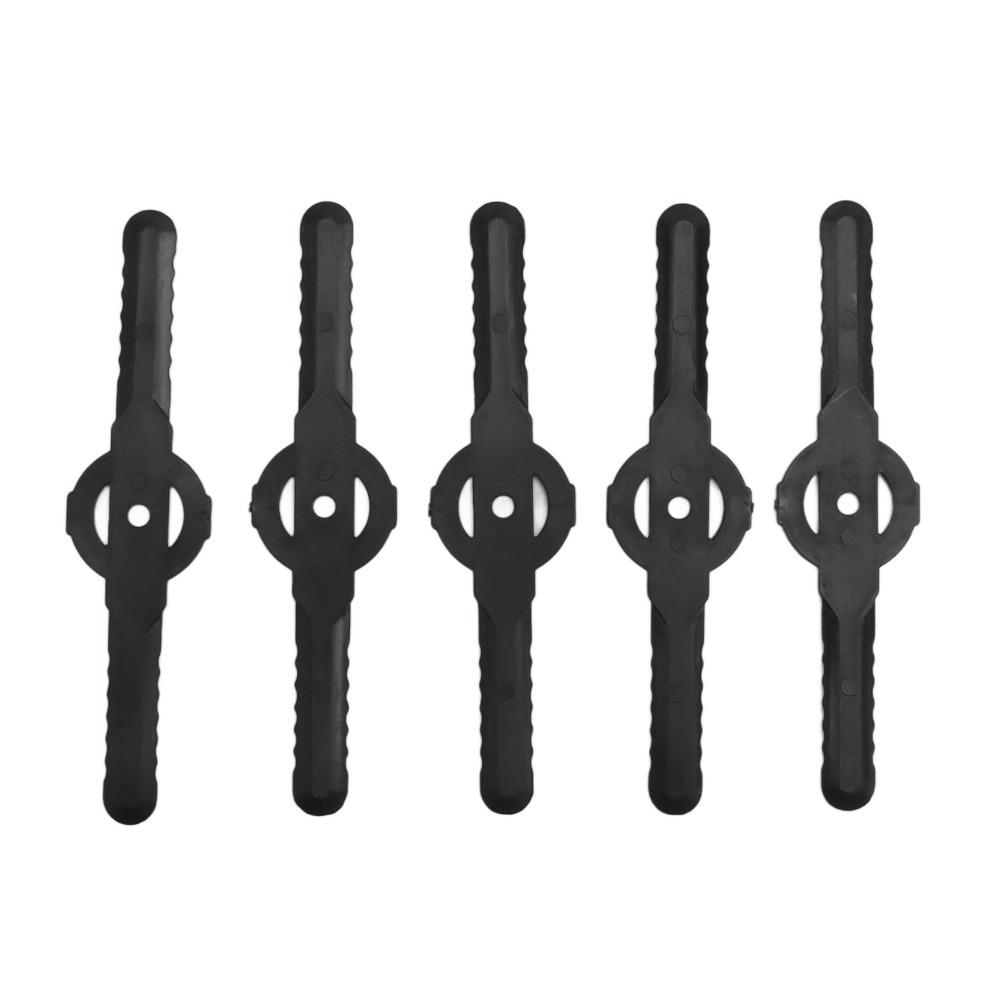 60PCS Black Trimmer Head Blades Universal Fit Weed Eater Blades Durable Lawn Mower Blades