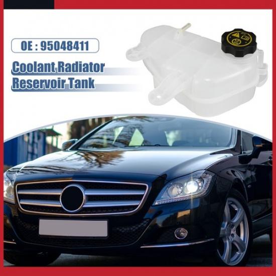 Pack of 1 For Chevrolet Sonic 2012- Coolant Radiator Reservoir Tank with Cap