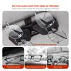 Suede Car Sun Visor Magnetic Holder Glasses Ticket Double Clip For Citroen C5 C1 C2 C6 C4L DS3 DS4 DS5 C-Elysee Grand Berlingo aje256