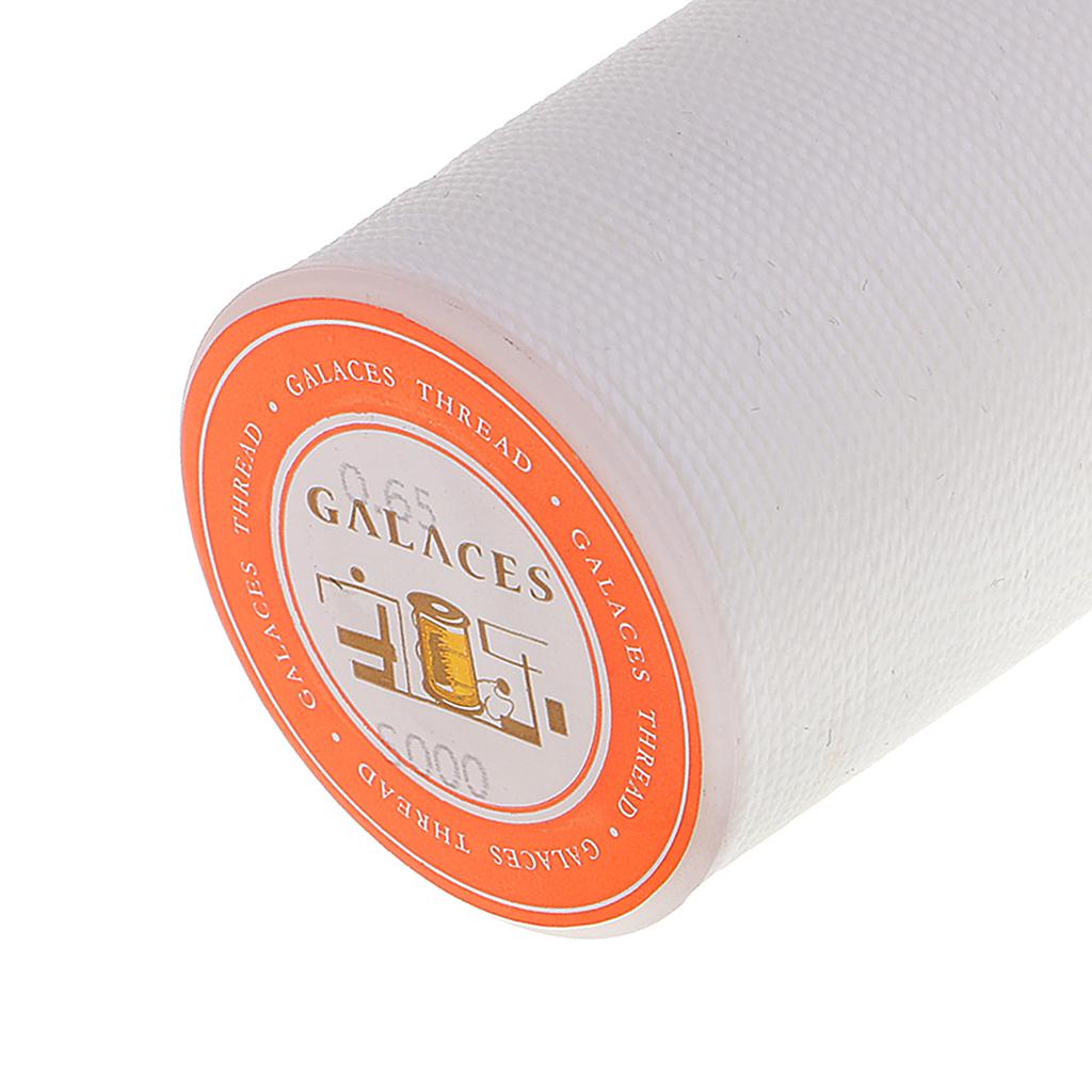 Gewachste Polyesterkordel Nähgarn für Leder Handgemachte Taschen Perlenkordeln Schmuck Bastelbedarf DIY Projekte