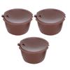 Refillable Structure Refillable Coffee Filter Pods Coffee Filter Accessories  Office Use
