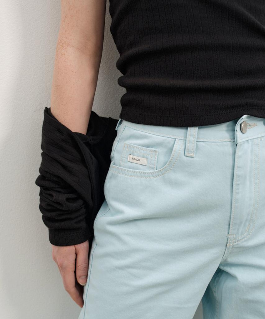 Yulago Aqua Straight Denim Pants