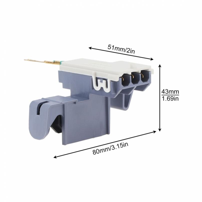 White Washing Machine Cover Switch  Fit for Whirlpool / Kenmore 8318084
