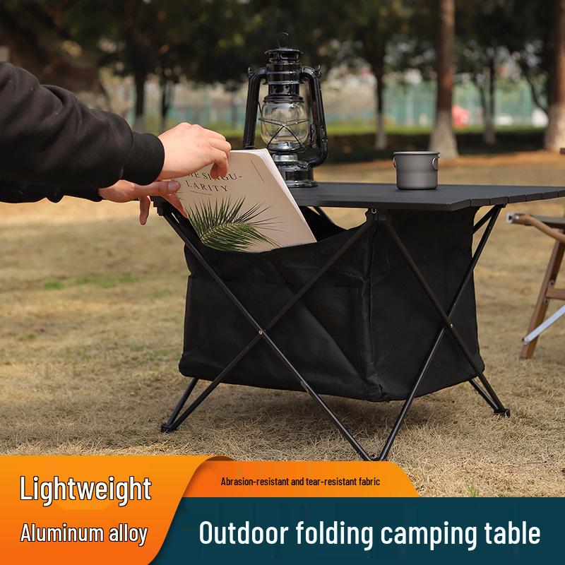 Lightweight Aluminum Alloy Portable Folding BBQ Picnic Table