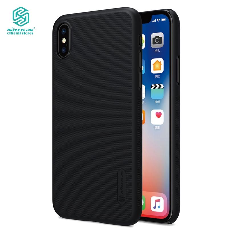 

NILLKIN iPhone X Xs Тонкий матовый жесткий чехол для задней панели телефона из ПК
