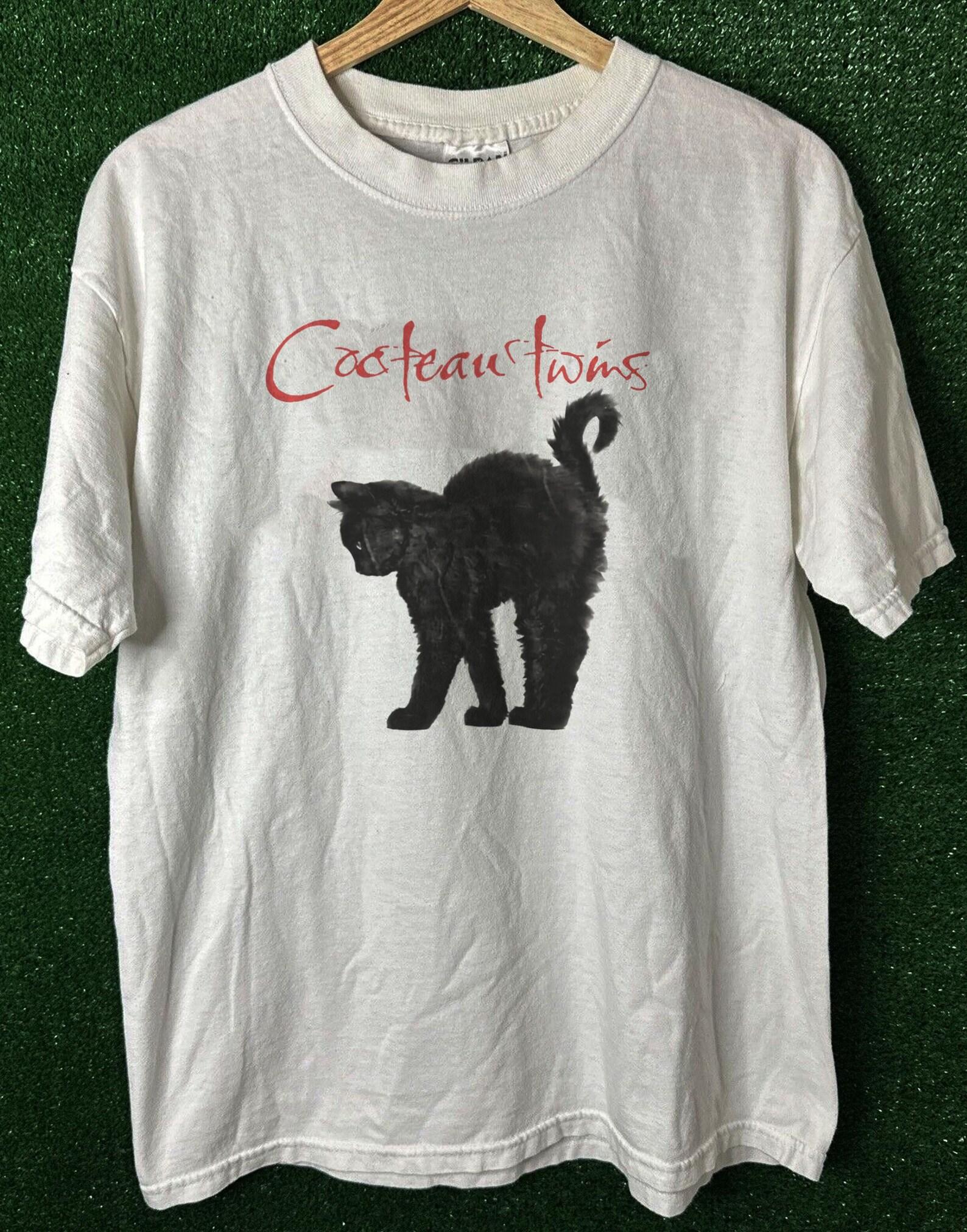 Cocteau Twins white Tee,unisex,graphic tee XL