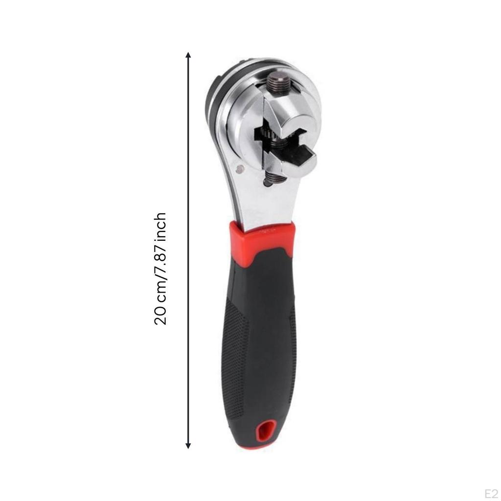 Adjustable Ratchet Wrench SlipResistant Ratcheting Reversible Spanner for