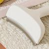 Curved Head Pet Comb Dense Teeth Deshedding Brush with Non-Slip Handle Gentle Pet Grooming Brush for All Coat Types Dogs Cats