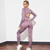 European-American Women's Quick-Dry Long Sleeve Yoga & Running Set