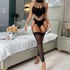 Sexy Fishnet Open-Crotch Suspender Bodysuit Lingerie (W815)