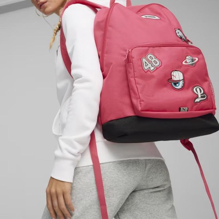 New PUMA Fabric Backpack Regular Unisex Garnet Rose 090344-02