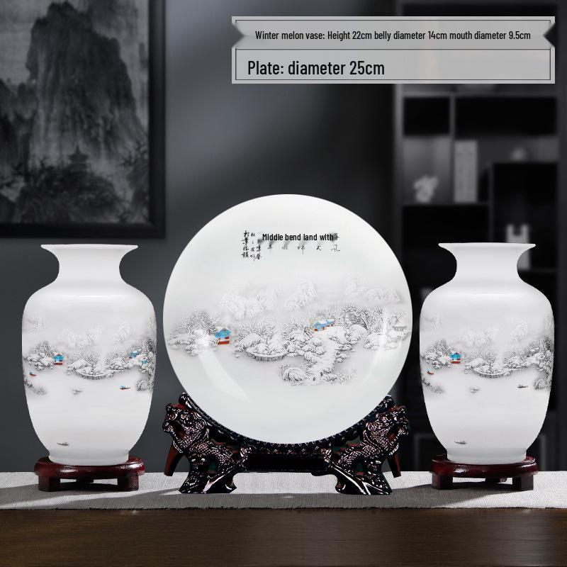 Jingdezhen Ceramic Vases - Chinese Home Decor for TV Cabinets & Shelves
