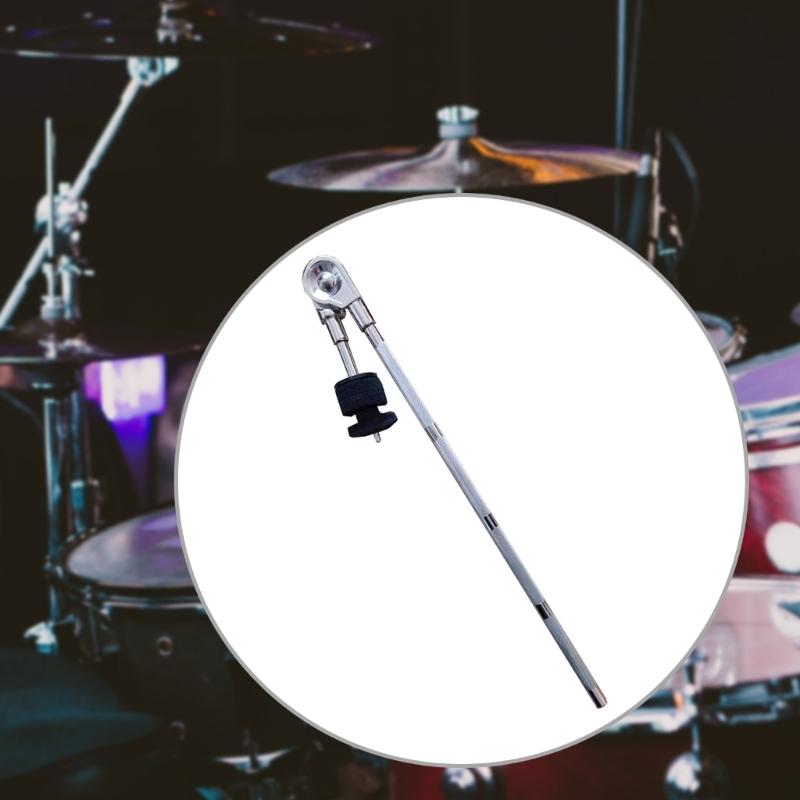Metal Cymbal Ratchet Clamp Expand Arm Replacement Adjustable Cymbal Holder Long Cymbal Boom Clamp for Drum Set