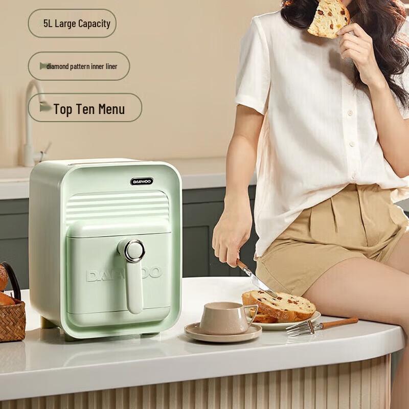 DAEWOO K12 5L Smart Air Fryer CN plug (adapter included)