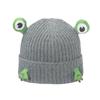 Autumn and winter Internet celebrity knitted hat female cute cartoon frog ear protector pullover hat wool hat female 2025