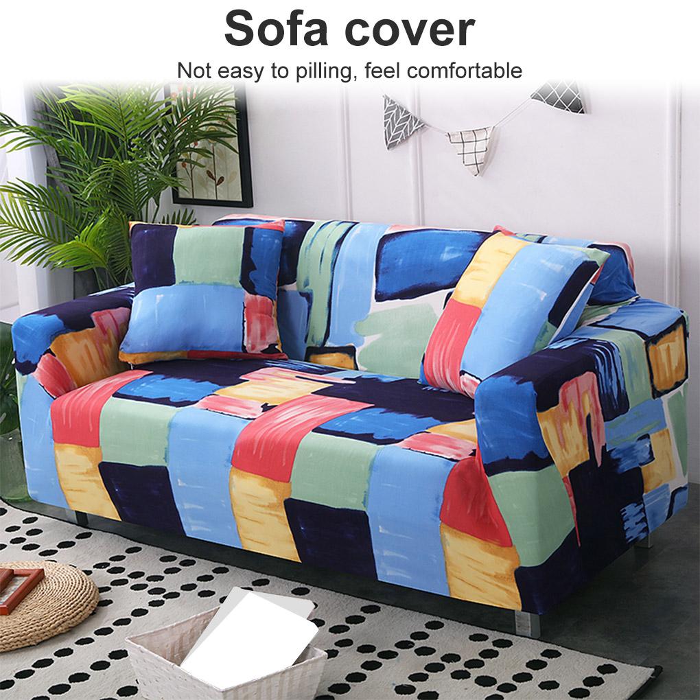 Sofa Cover Polyester Printed Sofa Strap Household Couch Cushion