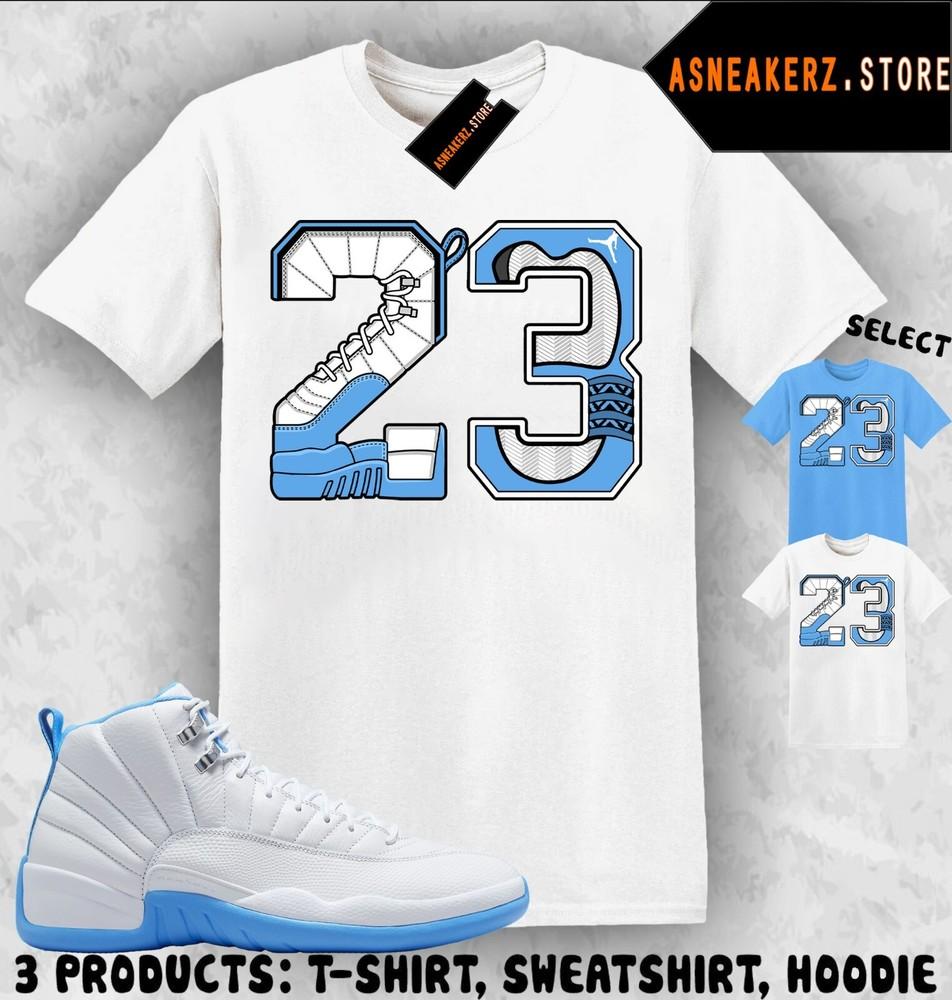 Футболка в тон AJ 12 Melo Denver Nuggets Match Sneaker Ретро Номер 23 Футболка Унисекс Футболка S