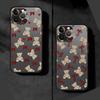 Cute Bow Bear Case for iPhone 17 Pro Max XS XR 7 8 SE 13 Mini 15 Air 16 Plus 12 11 14 Funda Back Phone Cover