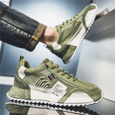 Luxury 2024 Men's New Color Blocking Trend Casual Sports Shoes, Spring and Autumn Breathable Outdoor Running Shoes Sneakers Men