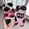 Letters Phone Case for Xiaomi Redmi Note 13 Pro 5G 12 4G 13 Pro Plus 11 10 Pro 12S Redmi 13C 12C 12 3D Wavy Curved Edge Cover