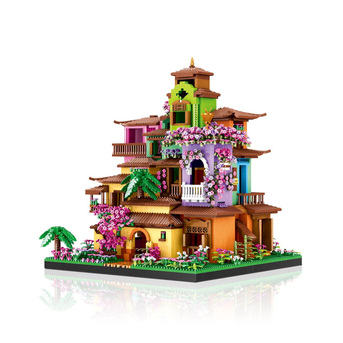 

6180pieces Magic House Building Blocks Micro Mini Bricks Assemble Puzzle Toys for Children Christmas Gifts kids girls Children