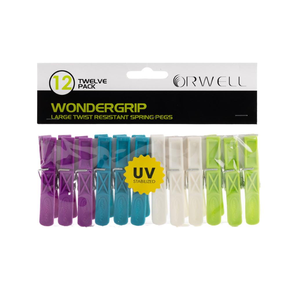 Orwell Wondergrip Spring Pegs 12pk
