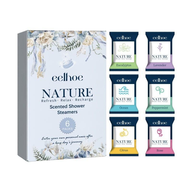 Eelhoe Aromatic Shower Tablets 6 Packs For Deep Cleansing And Relaxation Spa Experience