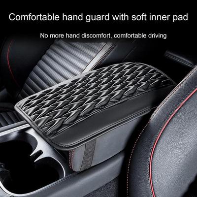 Automobile Armrest Heightening Pad Heightening Cushion Pad for Car Soft Car Center Console Armrest Extender for Truck SUVs Cars