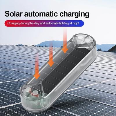 Mini LED Güneş Enerjili Araba Uyarı Işığı Gece Güvenliği Simüle Alarm Kablosuz Hırsızlık Önleyici Uyarı Lambası Yanıp Sönen Sahte Alarm Lambası