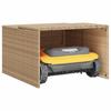 Vidaxl Robot Lawnmower Garage, Beige, 86X90X52/57 Cm