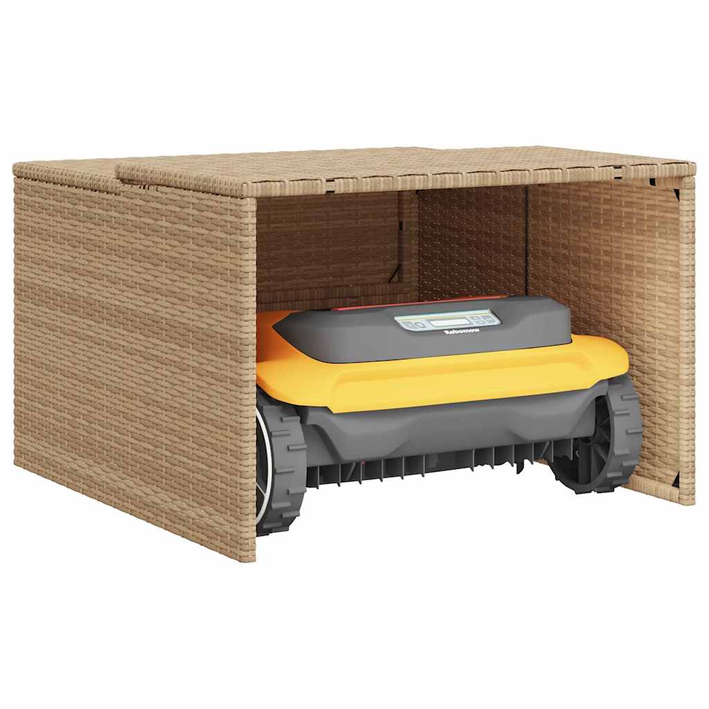 Vidaxl Robot Lawnmower Garage, Beige, 86X90X52/57 Cm