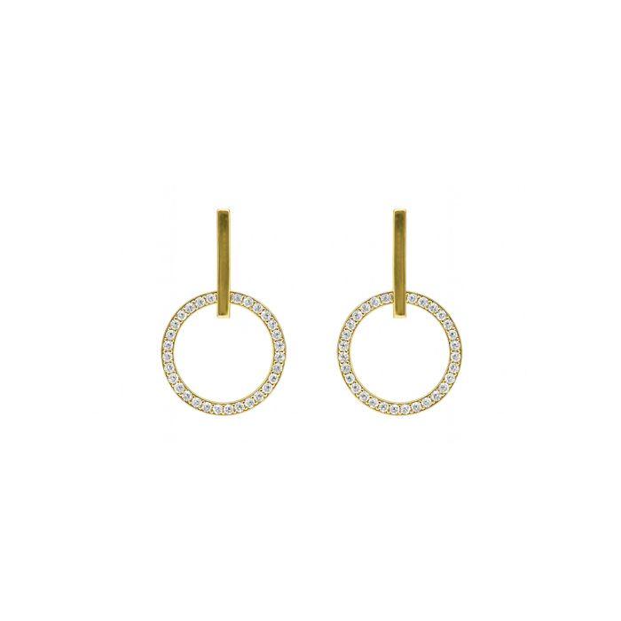 Boucles d'oreilles en or jaune 18 carats - Lally